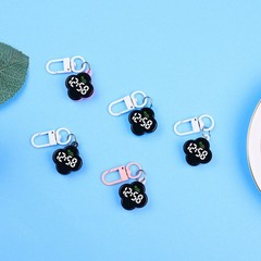 Mini Cloud Digital Watch Keychain Portable LED Electronic Clock for Backpack Bag