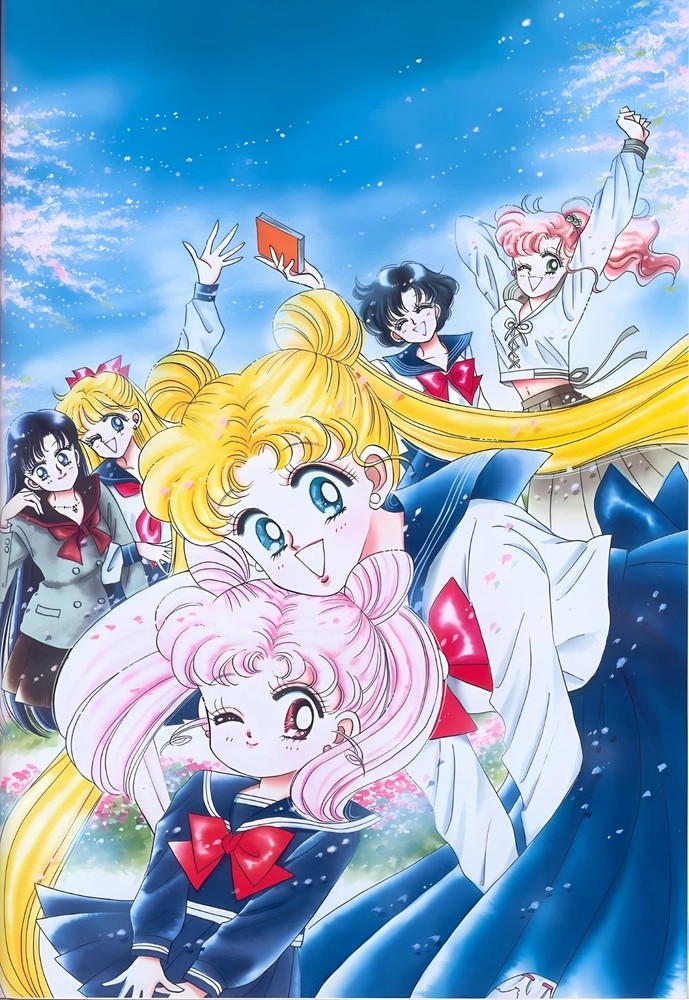 Sailor Moon Naoko Takeuchi Illustrations Poster print 11″x17″ inches home decor