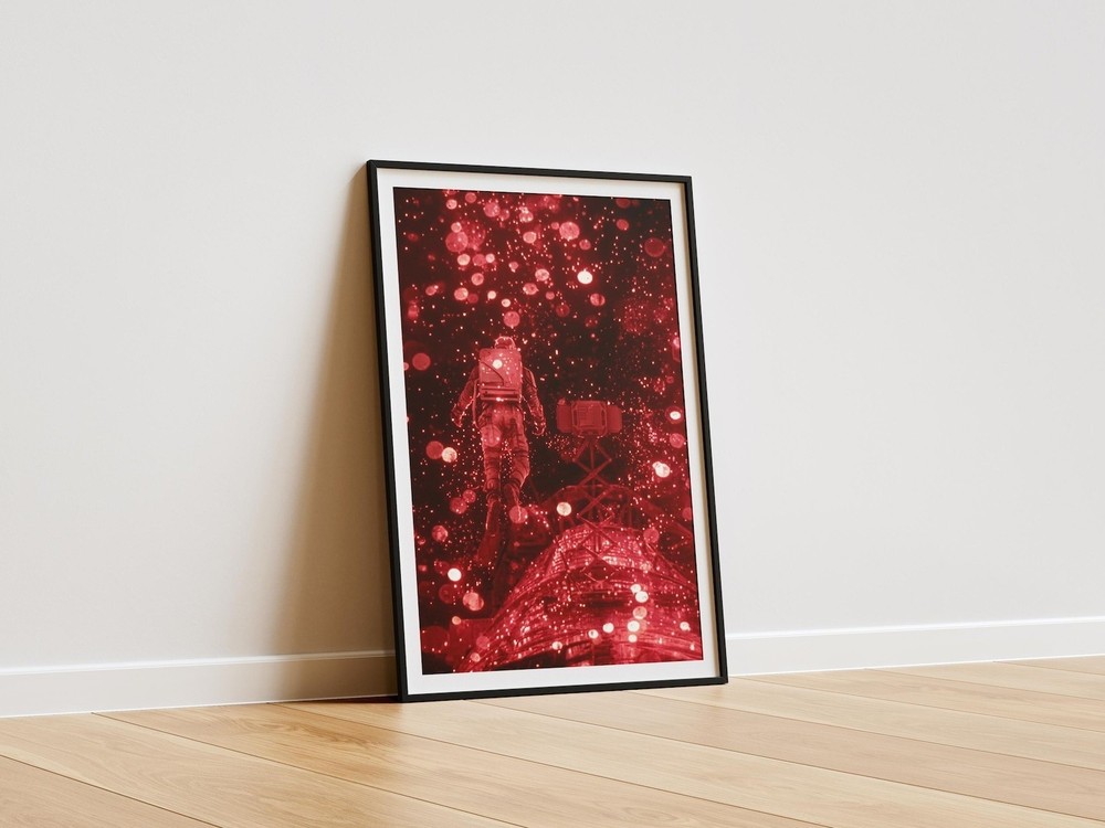 Retro Deep Space Exploration Sci-Fi Printable Wall Art