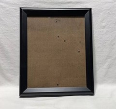 Black Picture Frame 8×10 Freestanding Wood Glass Rear Loading Rectangle
