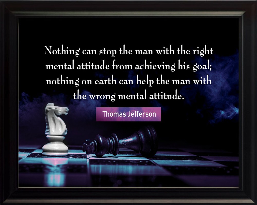 Thomas Jefferson Nothing Can Stop Poster Print Picture or Framed Wall Art