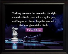 Thomas Jefferson Nothing Can Stop Poster Print Picture or Framed Wall Art