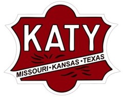 KATY Missouri Kansas Texas Railroad Railway Train Sticker Decal R6993