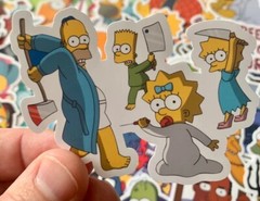 Simpsons Treehouse of Horror Sticker Pack – 10-50 Stickers – Vinyl Decal Homer