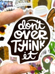 5-50 pcs Mental Health Stickers, Inspirational Motivational Vinyl Laptop Decals