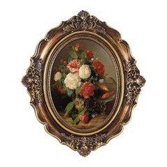 Framed Wall Art Decor for Kitchen Dining Room Bathroom, Vintage Still Life Fl…