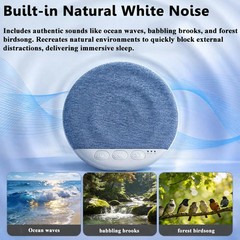 Mini Sleeping Bluetooth Speaker Nature Sound White Noise Soundbar Wireless MP3 M
