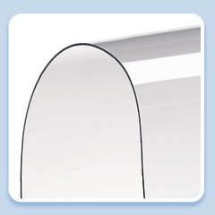 2 Sheets 0.3 mm Clear Plastic Vinyl Sheeting 54 x 36 Inch PVC Clear Vinyl Sheet
