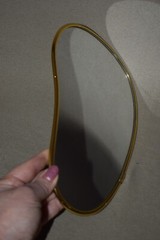 UMBRA Small Decorative Wall Mirrors Set of 2 Gold Tone Frame UNUSED