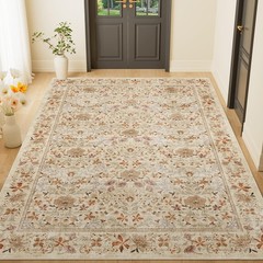 DUKINO 4×6 Rugs for Living Room, Lightweight Non Slip Washable Rug with Low P…