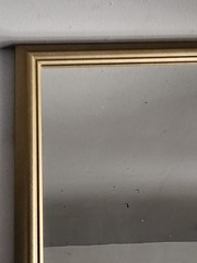 Vintage Gold Acrylic Framed Wall Mirror Accent Mirror • 22½»×18½»