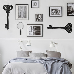 2 Pcs Keys Wall Decor Large Skeleton Key Sign Vintage Antique Wooden Wall Art Fa
