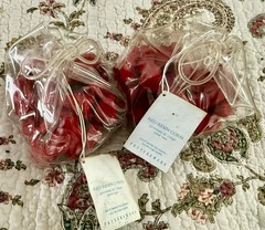 NWT 2 Bags 24 Each Pottery Barn Red Resin Coral Vase Filler Decorative Beach Sea