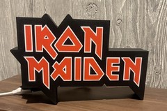 Iron Maiden LED Light Sign 5V USB Dimmable – Rock Band Decor Lamp 9″ x 6″ x 1.5″