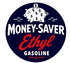 Money Saver Gasoline Sticker Decal R8486