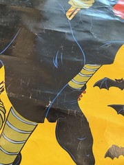 Hallmark 1981 Come on in for a Spell Halloween Grail Poster Door Witch 36”x76”