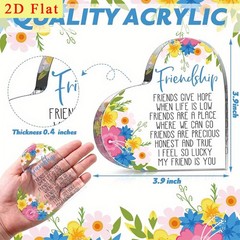 2D flat acrylic irregular shaped ornament, mysterious surprise gift box, gift