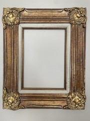 Wood And Fabric Frame Fits 10 X 14 Mexico