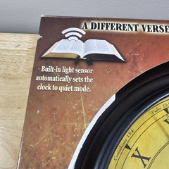 Divine Time Scripture Reading Wall Clock Bible Verse Piece English & Spanish