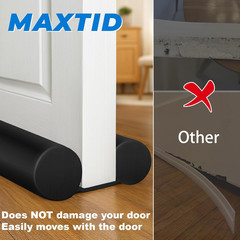 Large Door Draft Stopper 30 Inch for Small Size Bedroom Door, Fits 0.5 to 1.7″ G