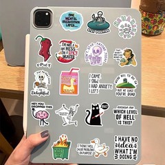 50PCS Funny Meme Stickers Adult Sarcastic Waterproof Vinyl Laptop Decals