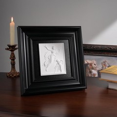 Framed Black and White Wall Art Sculpture