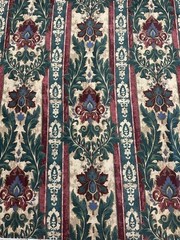 Maroon and green with multi colors home decor Printed Fabric – 120W- SBTY