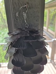 Unique Metal Pinecone. Roughly 6 Inches. Great Shape. Wind spinner.