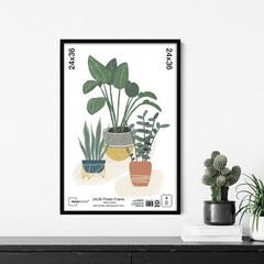 Mainstays 24×36 Black Poster Frame Set of 2 – Wall Mount Display Frames