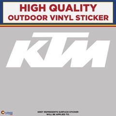 KTM Die Cut, High Quality Vinyl Sticker Decals