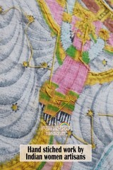 Divine Ganesh Lakshmi Saraswati Wall Hanging Spiritual God Tapestry Poster Print