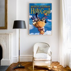 Monty Python and the Holy Grail (1975) Movie Poster Wall Art Print