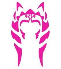 AHSOKA TANO, PADAWAN, JEDI, STAR WARS, Decal Stickers for Cars, Windows, Laptops