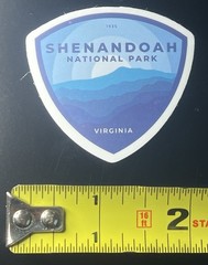 SHENANDOAH NATIONAL PARK VIRGINIA #2 SMALL STICKER DECAL HIKING CAMPING NATURE