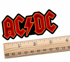 ACDC Neon Fan Art Premium Vinyl Sticker 3.5in Decal Wall Heavy Metal Rock Music