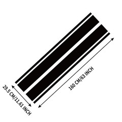 HUWANDE 63»x11» Racing Body Stripes Stickers,Cars Hood Vinyl Decals,Car Pat…