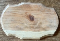 Wood Plaque Unfinished Wood Craft Blank Plaque 7.75” X 5” Routed Edges