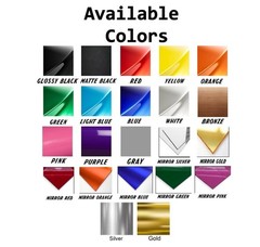 1x Phantom Ghost Custom Text 3D Acrylic Car Emblem Badge Multicolor Laser Cut
