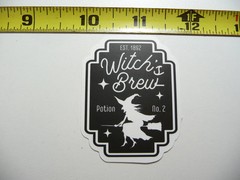 WITCH’S BREW #2 SMALL STICKER DECAL WITCHCRAFT POTION SPELL WITCH GOTH FUNNY