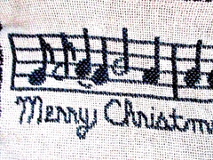 NEW 46″ x 60″ Easy Care «CHRISTMAS MICE» Sears Natural Cotton AFGHAN COLLECTION