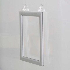 Double Sided Slide In Picture Photo Frame Silver Aluminum (11×17-22×28-24×36)