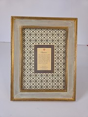 VTG Cavallini & Co «Classico» Picture Frame 5″x7″ Ivory & Gold Florentine ITALY