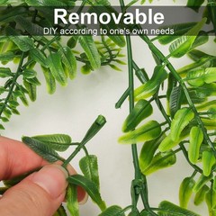 1-3X Artificial Hanging Plant Vines Fake Ivy Ferns Outdoor Wedding Garland Decor