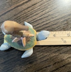 Robin Davis Turtle Stack Seahorse Starfish Resin Figurine Beach Nautical Decor