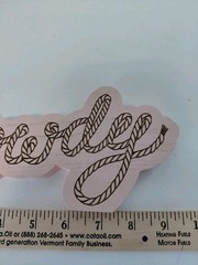 HOWDY Script Tabletop Classroom Decor Rustic Cowboy Western 9″ Length NWT