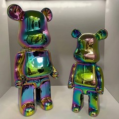 Ceramic Violent Bear Statue 400% Home Decor Figurine Modern Art Craft Ornament