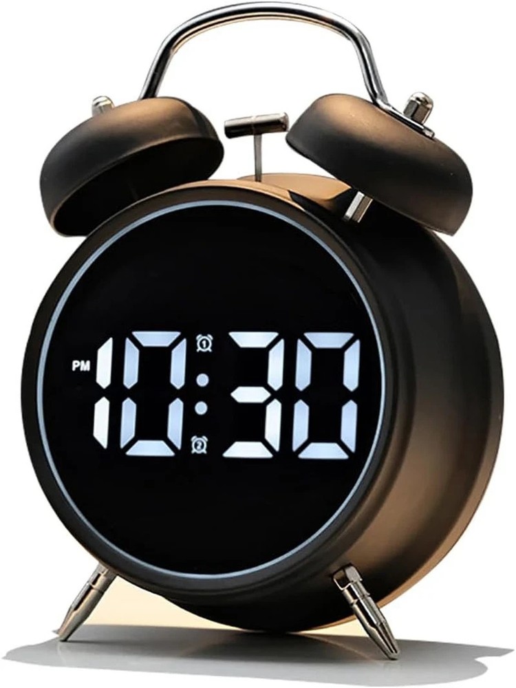 Extra Loud Alarm Clock for Heavy Sleepers Adults, Teens,Kids,Cute Retro Metal,Ol