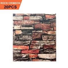 10/20 x 3D Tile Brick Wall Sticker Self-adhesive Foam Panel Wallpaper 13.8*15.2″