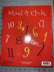 Mixed Up Wall Clock 2002 Accoutrements Outfitters Of Popular Culture