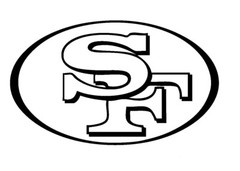 Vinyl Decal Truck Car Sticker Laptop – Football NFL San Francisco 49ers